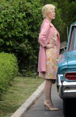 JESSICA CHASTAIN on the Set of Mother