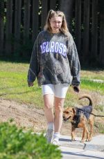 JESSICA HART Out with a Friend and Her Dogs in Los Feliz 06/07/2022