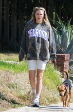 JESSICA HART Out with a Friend and Her Dogs in Los Feliz 06/07/2022