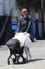 JESSICA HART Out with Her Baby in Los Feliz 06/24/2022