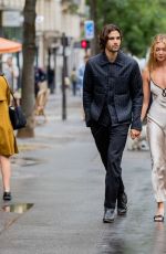 JESSIE ANDREWS Leaves Hermes Show at Paris Fashion Week 06/25/2022