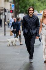 JESSIE ANDREWS Leaves Hermes Show at Paris Fashion Week 06/25/2022