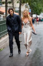 JESSIE ANDREWS Leaves Hermes Show at Paris Fashion Week 06/25/2022