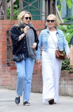 JODIE COMER Out with her Family on Father