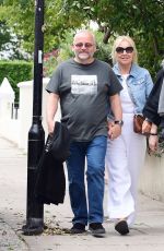 JODIE COMER Out with her Family on Father