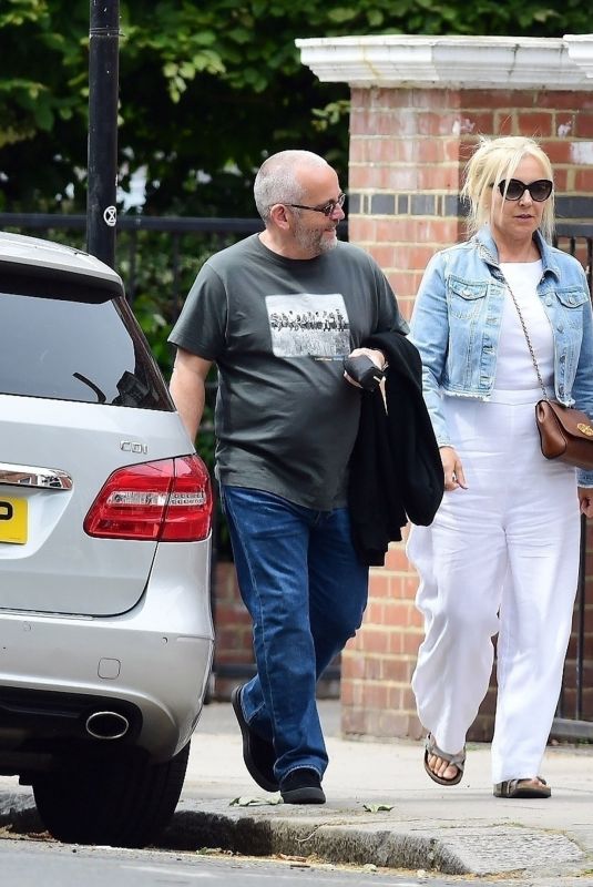 JODIE COMER Out with her Family on Father