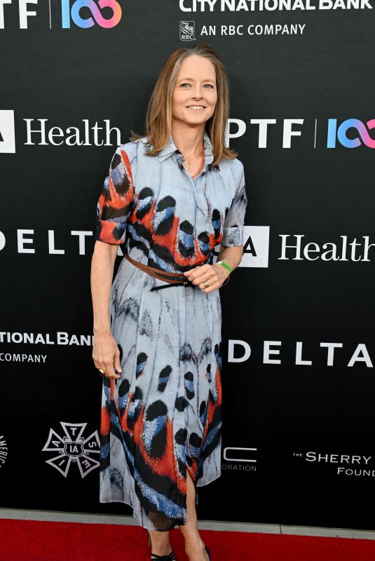 JODIE FOSTER at 100 Years of Hollywood: A Celebration of Service in West Hollywood 06/19/2022