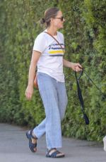 JODIE FOSTER Out with Her Dog in Los Angeles 06/20/2022