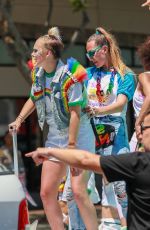JOJO SIWA and KYLIE PREW at Pride Parade in West Hollywood 05/23/2022