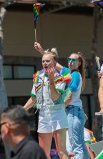JOJO SIWA and KYLIE PREW at Pride Parade in West Hollywood 05/23/2022