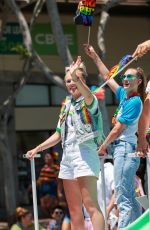JOJO SIWA and KYLIE PREW at Pride Parade in West Hollywood 05/23/2022