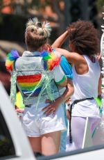 JOJO SIWA and KYLIE PREW at Pride Parade in West Hollywood 05/23/2022