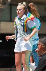 JOJO SIWA and KYLIE PREW at Pride Parade in West Hollywood 05/23/2022