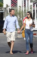 JORDANA BREWSTER and Mason Morfit Out in Brentwood 06/24/2022