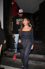 JORDYN and JODIE WOODS at Catch LA in West Hollywood 06/16/2022