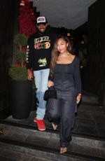 JORDYN WOODS at Catch Steak LA in West Hollywood 06/17/2022