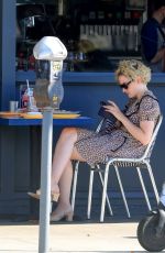 JULIA GARNER on a Lunch Date at Swingers American Restaurant in Los Angeles 06/25/2022