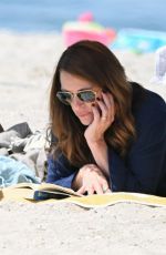 JULIA ROBERTS on the Set of Leave The World Behind at a Beach in New York 06/06/2022