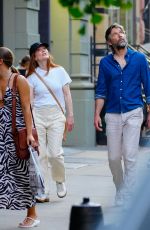 JULIANNE MOORE and Bart Freundlich Out for Dinner in New York 06/17/2022