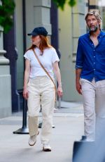 JULIANNE MOORE and Bart Freundlich Out for Dinner in New York 06/17/2022