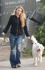 JUSTINE MUSK Out with Her Dog in Brentwood 06/22/2022