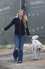 JUSTINE MUSK Out with Her Dog in Brentwood 06/22/2022