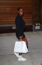 JUSTINE SKYE Leaves Bond St Restaurant in New York 06/02/2022