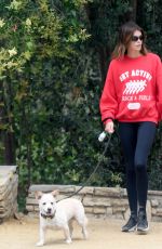 KAIA GERBER Out Hiking with Her Dog Milo in Los Angeles 06/06/2022