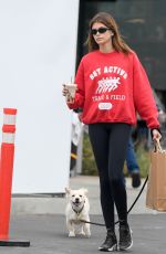 KAIA GERBER Out Hiking with Her Dog Milo in Los Angeles 06/06/2022