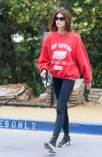 KAIA GERBER Out Hiking with Her Dog Milo in Los Angeles 06/06/2022