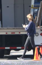 KAIA GERBER with a Moving Truck Outside Her House in Los Angeles 06/10/2022