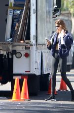 KAIA GERBER with a Moving Truck Outside Her House in Los Angeles 06/10/2022