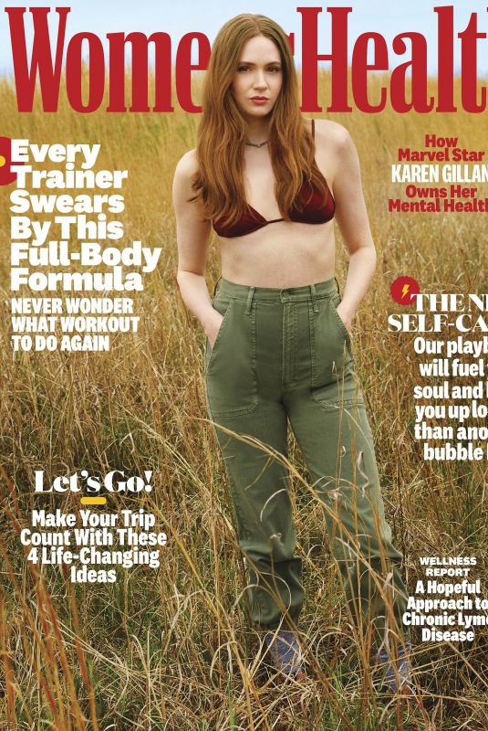 KAREN GILLAN in Women’s Health Magazine, June 2022