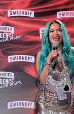KAROL G at Smirnoff Residence Warehouse Red Carpet in Mexico City 06/10/2022