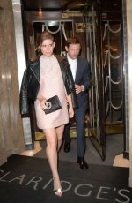 KATE AMRA Leaves Claridge