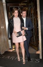 KATE AMRA Leaves Claridge