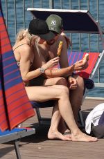KATE LAWLER in Biikini and Martin Bojtos on Their Honeymoon in Italy 06/17/2022