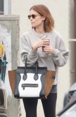 KATE MARA Leaves Yoga Studio in Los Feliz 016/17/2022