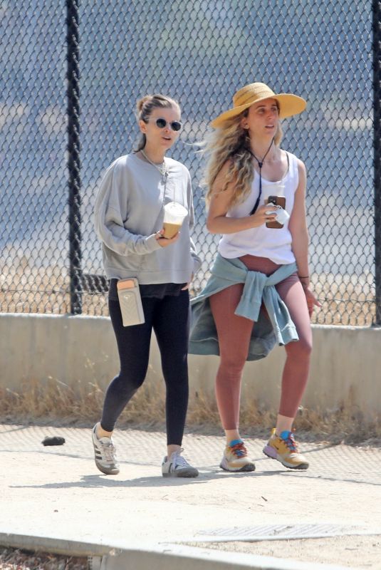 KATE MARA Out Hiking with a Friend in Silverlake 06/08/2022