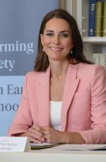 KATE MIDDLETON at a Roundtable with Government Ministers in London 06/16/2022