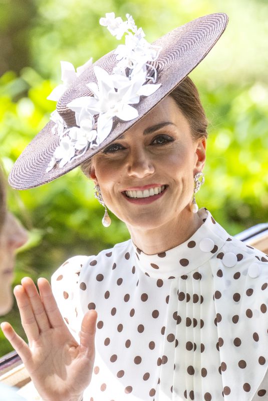 KATE MIDDLETON at Royal Ascot at Ascot Racecourse in Ascot 06/17/2022