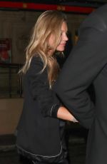 KATE MOSS Leaves Royal Albert Hall in London 06/01/2022