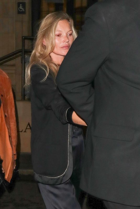 KATE MOSS Leaves Royal Albert Hall in London 06/01/2022