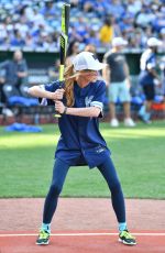 KATHERINE MCNAMARA at Big Slick Celebrity Weekend Softball Game in Kansas City 06/24/2022