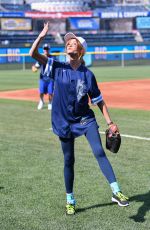 KATHERINE MCNAMARA at Big Slick Celebrity Weekend Softball Game in Kansas City 06/24/2022