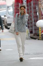 KATIE HOLMES Out and About in New York 06/01/2022