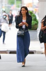 KATIE HOLMES Out and About in New York 06/16/2022