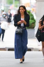 KATIE HOLMES Out and About in New York 06/16/2022