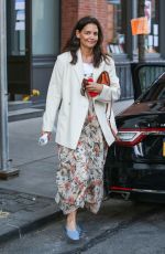 KATIE HOLMES Out and About in New York 06/29/2022