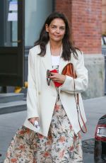 KATIE HOLMES Out and About in New York 06/29/2022